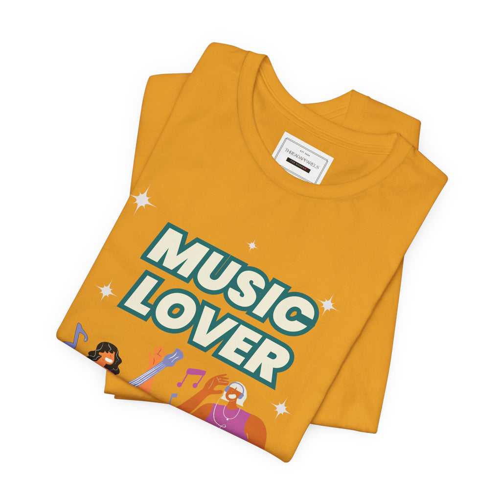 Music Lover T‑Shirt — Graphic Tee for Musicians & Concert Fans